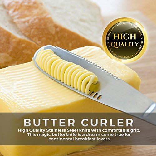 Simple preading Stainless Steel Butter Spreader, Butter Knife - 3 in 1 Kitchen Gadgets (2 Set) - Image 4