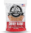 Pit Boss 100% All Natural BBQ Hardwood Pellets for Cooking, Grilling, and Smoking | 40lbs. Wood Pellets for Pellet Grills and BBQ Smokers | Cherry Blend by PitBoss%C2%AEGrills