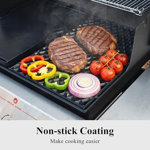Utheer Ceramic Cast Iron Grill Grates for Genesis II 300 600, 8.8 x 11.8 - Image 6