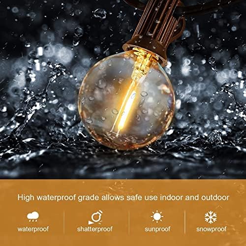 HISTAR 96FT LED Dimmable Outdoor String Lights with Remote - Image 6