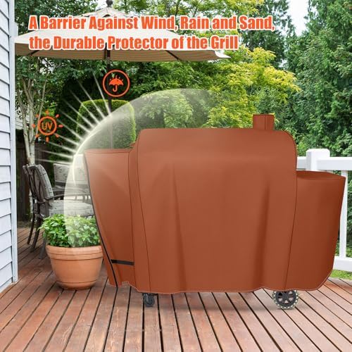 QuliMetal Grill Cover for Pit Boss PB1230 1100 Series Combo Grill - Image 6
