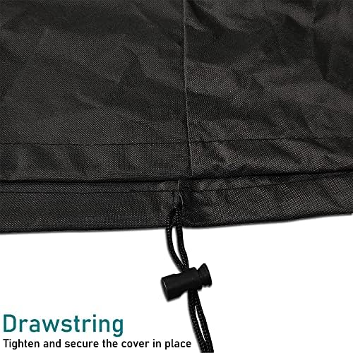 ZJYWSCH Grill Cover for Pit Boss 440D2 440D 440 Deluxe Ranch Hand 440TGR1 456D 456D3 Wood Pellet Grill Smoker Waterproof Pit Boss 440 Grill Cover Mile Hybrid 600HY Heavy Duty - Image 5