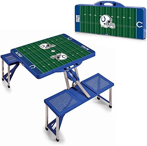 Picnic TIME NFL Football Field Folding Picnic Table, Camping Table, Outdoor Table with Umbrella Hole - Image 5