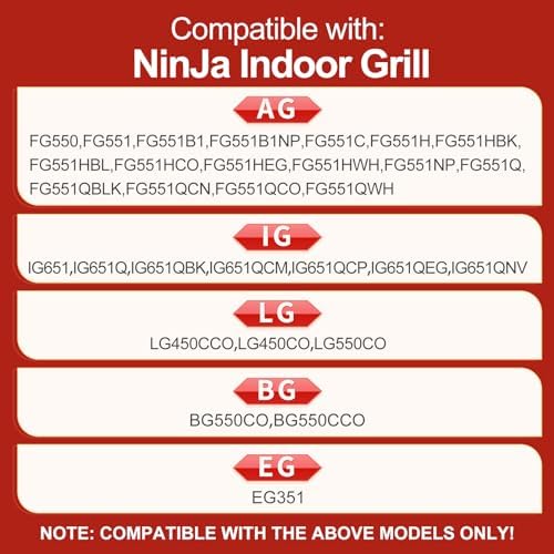 1 Pack Replacement Meat Probe for Ninja FG550/FG551,IG651, LG450CCO,BG550,EG351,LG550CO,Smart Thermometer Probe for Ninja Indoor Grill Accessories, - Image 2