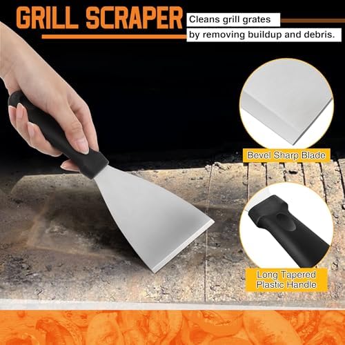 3 Piece Pellet Grill Ash Cleaning Kit, Easy to Remove Ash & Grime - Image 5
