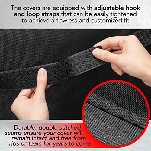 GrillTough Heavy Duty Griddle Cover for Outdoor Grill, 28 Inch Black - Image 4