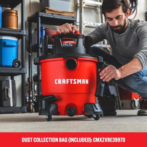 CRAFTSMAN CMXEVBE18690 9 Gallon 4.25 Peak HP Wet Dry Shop Vacuum - Image 5
