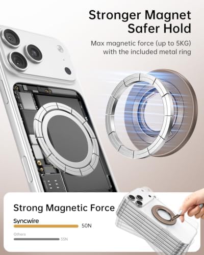SYNCWIRE for MagSafe Phone Grip, Magnetic Phone Ring Holder Stand Kickstand - Image 2