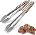 16" & 12" Heavy Duty Stainless Steel Grill Tongs, 2-Pack by EsieHouzie