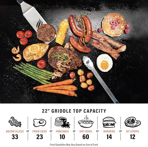 Blackstone 2203 22" Tabletop Griddle, Black - Image 6