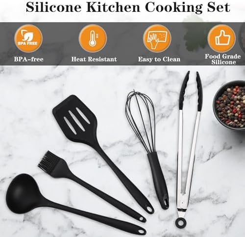Wesqunie Camping Cooking Utensils Set, Cookware Set for Outdoor Hiking BBQ - Image 3