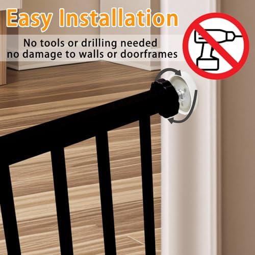SHYUJAJIE Dog Gate for Small Dogs,10" Height Short Dog Gate - Image 4