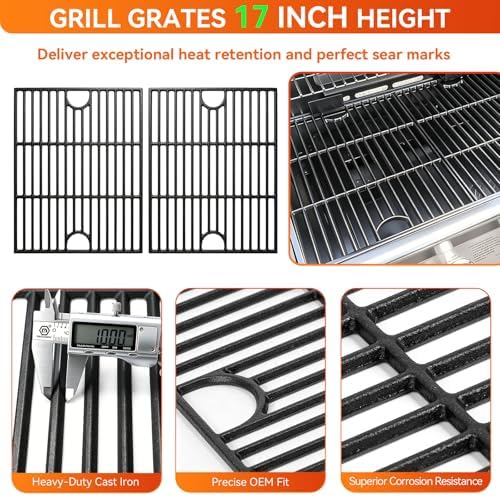 For Nexgrill Replacement Parts 5 Burner 720-0888n Grill Grates 13 x 17" - Image 3