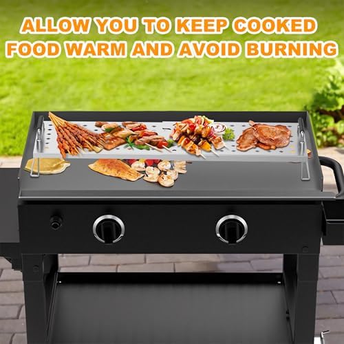 15"-28" Adjustable Griddle Warming Rack for Most Tabletop Flat-top Griddles - Image 5