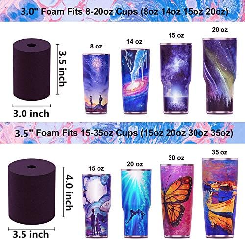 LFSUM Cup Turner Kit for Crafts Tumbler, Tumbler Cup Spinner, Glitter Powder, Epoxy Resin Kit for Beginners with Epoxy and Heat Gun (1X-Rose Red) - Image 4