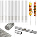 Kabob Skewers,13.5 Inch 304 Stainless Steel Round Sticks,30 Pack by Unknown