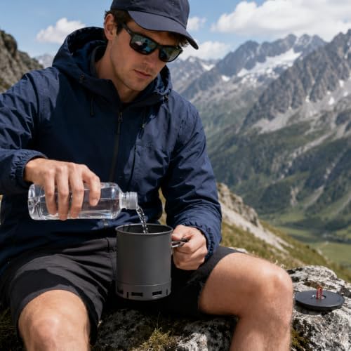 REDCAMP 1.5L Ultralight Camping Cooking Pot Compact Outdoor Stove Tool - Image 7