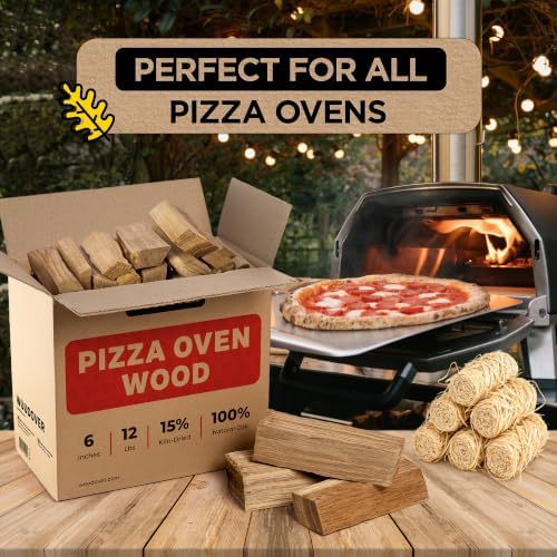 Woodover Pizza Oven Wood – Kiln Dried White Oak Logs, 6 Inch for Ooni, Gozney and Solo Stove, Clean Burning for Wood Fired Pizza and Grilling, 12 lb (800 Cu in.) - Image 5