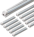 Barrina T8 LED Shop Lights 4FT, 40W 5500LM 5000K, High Output, 10 Packs by Barrina