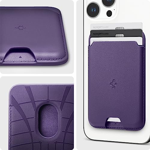 Spigen for MagSafe Wallet, Holds 3 Cards, Strong Magnet, Valentinus MagFit - Image 3