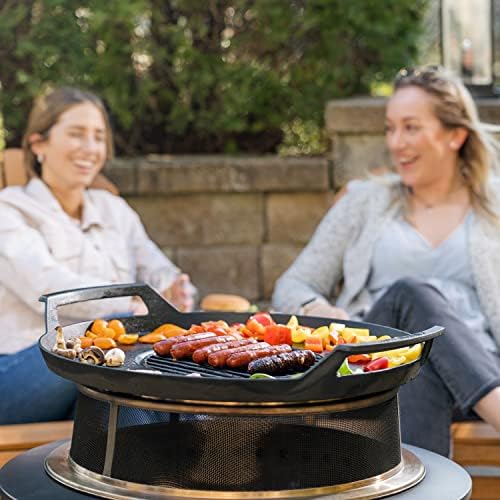 TIKI Fire Pit Griddle for Smokeless Fire Pits Outdoor Cooking Accessory - Image 3