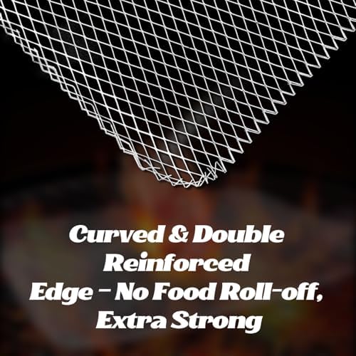 Disposable Grill Topper,16x12 Inch Grill Mesh Mat Disposable Pans,Non-Stick BBQ Aluminum Mats for Outdoor Grills, Easy to Clean (20) - Image 4