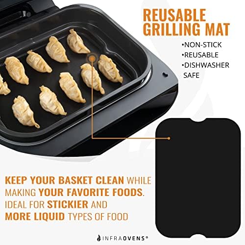 Air Fryer Liner Accessories for Ninja Foodi XL Smart FG551 6-in-1 Indoor Grill, Reusable Heat Resistant Mat for Air Fryer, Ninja Foodi Accessories, Easy Clean Replacement for Parchment Paper - Image 4