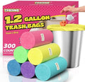 Mini Trash Bags 1.2 Gallon Unscented, 0.82 Mil, Colored,300 Count by TFORING%C2%AE