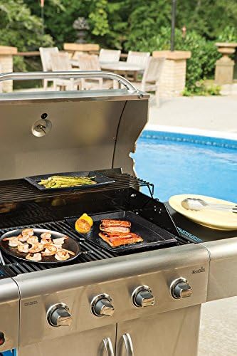 Lodge Pre-Seasoned Cast Iron Rectangular Griddle, 15 x 12.25 Inches - Image 3