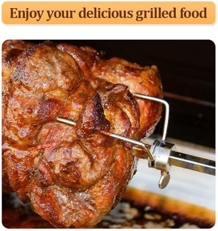 BBQ Grill Rotisserie Kit Up to 220lb Pig Spit Rotisserie Grill Roaster Heavy Duty for Pig Rotisserie Hog Lamb Outdoor Party Campfire Barbecue - Image 6