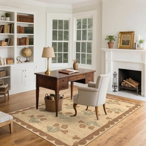 4x6 Covered Outdoor Patio Rug - Washable Front Door Mat Entry Rug - Image 5