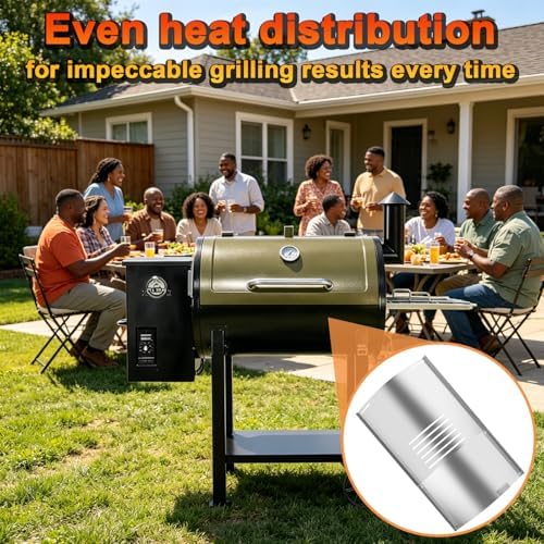 Flame Broiler Slide Cover & Bottom Kit for Pit Boss Smoker Replacement Parts Pit Boss Accessories 820 Deluxe, Pit Boss 820 SER Pellet Grills 820FB, 820FBC, 820S, 820SC, 820XL, Pro SER 820-PS1 (Lowes) - Image 2