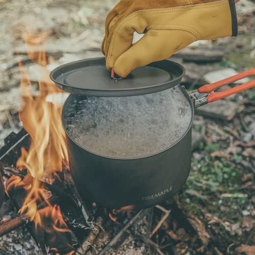Fire-Maple Feast Outdoor Camping Cookware, Pot and Pan Set Stackable Kit - Image 5