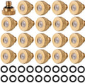 20 Pack Brass Misting Nozzles 10/24 UNC 0.012" (0.3mm) Orifice by NFAMRZCAR