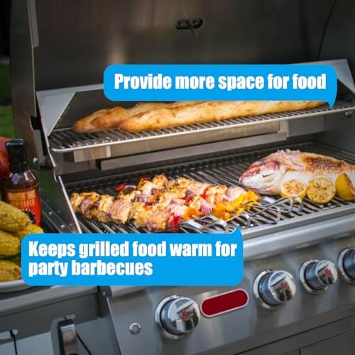 LS'BABQ BBQ Warming Rack for Bull 30" Grills Stainless Steel Warming Grate Replacement for Other 30" Grill - Image 4