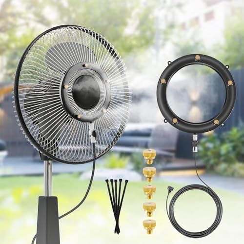 POCKET PANDA Fan Misters for Cooling Outdoor,Fan Misting Kit. by POCKETPANDA