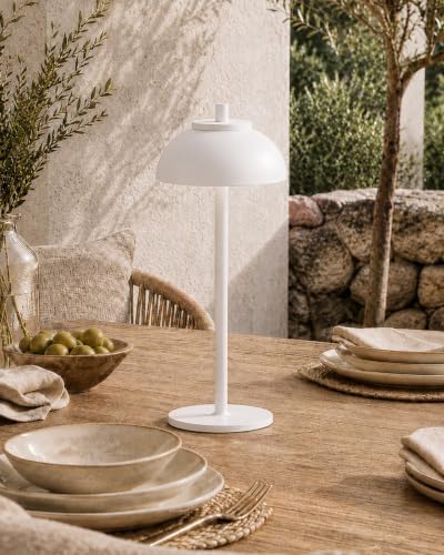 White Cordless Table Lamps, Rechargeable LED Touch Lamp, 2 Pack - Image 5