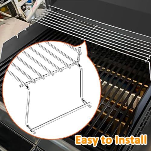304 Stainless Steel Warming Rack for Weber 65054 Genesis l 300 Series - Image 5