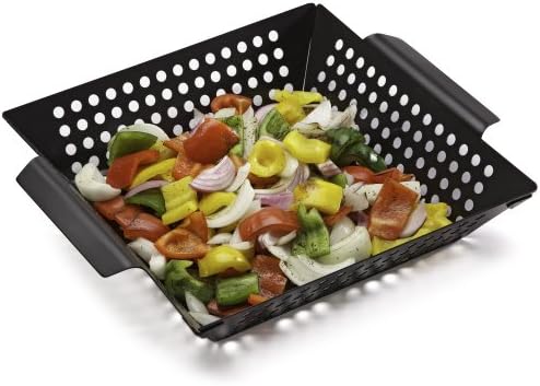 Cuisinart 11" x 11" Non-Stick Grill Wok, Perforated BBQ Grill Basket for Grilling Veggies, Meat & Stir-Fry, Outdoor Grilling Basket for Charcoal and Gas Grills (Pack of 6) - Image 6