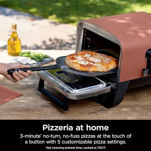 Ninja Woodfire Oven & Smoker, 8-in-1, Heats to 700°F, Terracotta Red, OO101 - Image 4