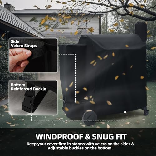 Pellet Grill Cover for Traeger Pro 34 & 780 Smoker, Waterproof, Cover Only - Image 5