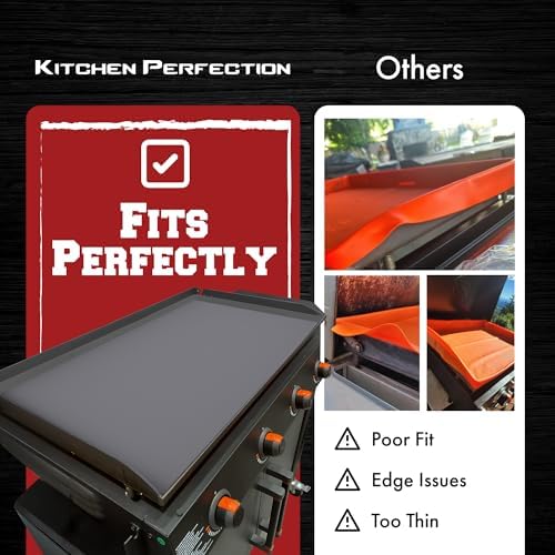 KITCHEN PERFECTION Silicone Griddle Mat Cover for Blackstone Grill 28 Inch - Image 5