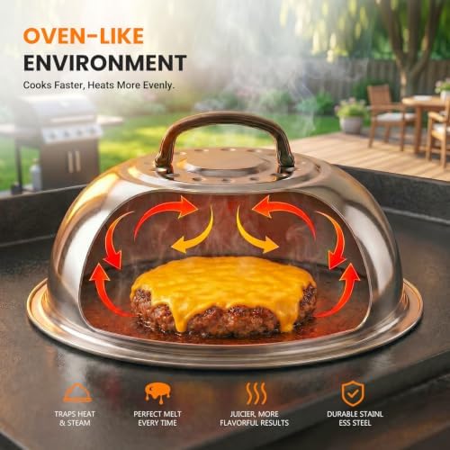 Overmont 31PC Griddle Accessories Kit, Spatula Set with Basting Cover Press - Image 2