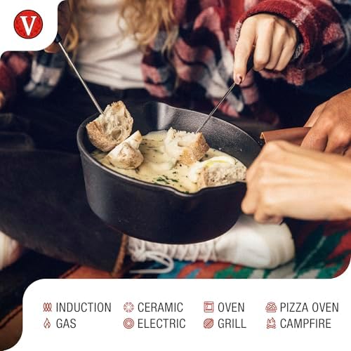 Victoria Cast Iron Saucepan, Cast Iron Melting Pot, Made in Colombia, 2QT - Image 3