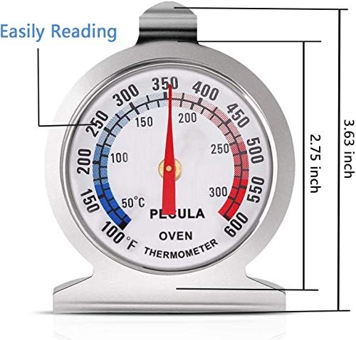 Oven Thermometer 2 Pack 50-300°C/100-600°F, Oven Grill Fry Chef Smoker Thermometer Instant Read Stainless Steel Thermometer Kitchen Cooking Thermometer - Image 2