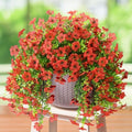ZFProcess Artificial Hanging Flowers for Outdoors Fall Decoration by ZFProcessArtificialFlowers