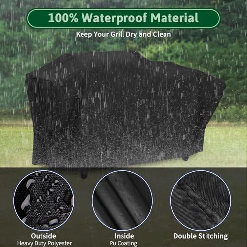 Grill Cover for Blackstone 22" XL Griddle Pellet Grill Combo - Image 3