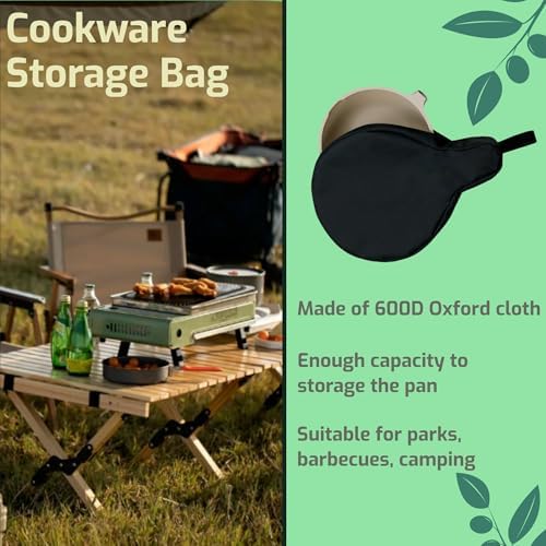 600D Oxford Cloth Cast Iron Skillet Bag, 15 inch - Image 4
