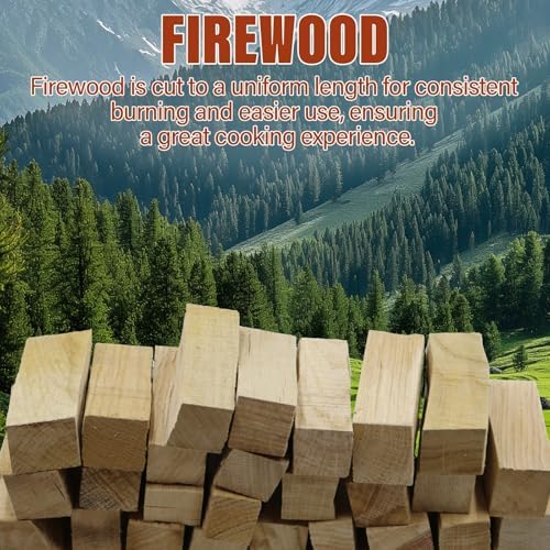 Pizza Oven Wood - Kiln-Dried Oak Wood for Pizza Ovens, 3.5-Inch Barkless Logs, Ideal for Ooni, Gozney, Solo Stove, and Other Wood-Fired Pizza Ovens, Grills, and Smokers - Approx. 10 lbs - Image 5
