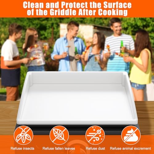 Silicone Griddle Mat Cover for Blackstone - 17 Inch True All-Encompassing Coverage Heavy Duty Food Grade Grill Buddy Mat, All Season Cooking Surface Protective Cover - Image 2